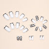 12 Sizes-24 Pcs Press On Nails W468