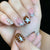 12 Sizes-24 Pcs Press On Nails C1389