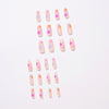 12 Sizes-24 Pcs Press On Nails JP1156