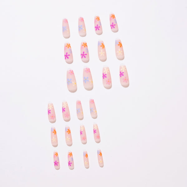 12 Sizes-24 Pcs Press On Nails JP1156