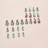 12 Sizes-24 Pcs Press On Nails W1923