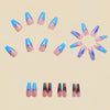 12 Sizes-24 Pcs Press On Nails Y726