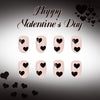 12 Sizes-24 Pcs Press On Nails C1516