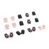 12 Sizes-24 Pcs Press On Nails R668