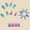 12 Sizes-24 Pcs Press On Nails Y1411