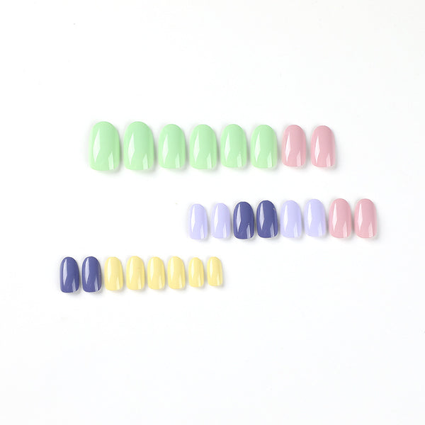 12 Sizes-24 Pcs Press On Nails JP2495