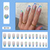 12 Sizes-24 Pcs Press On Nails W180
