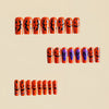 12 Sizes-24 Pcs Press On Nails Y1177