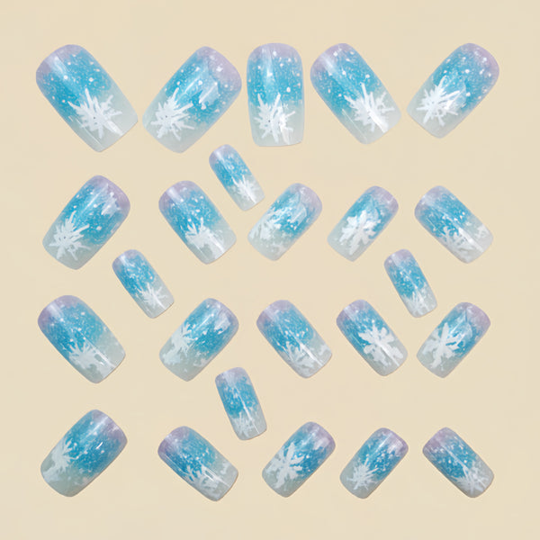 12 Sizes-24 Pcs Press On Nails Y1593