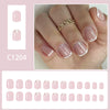 12 Sizes-24 Pcs Press On Nails C1204