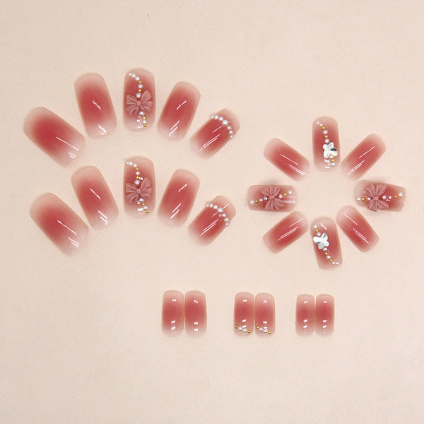 12 Sizes-24 Pcs Press On Nails Z830