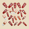 12 Sizes-24 Pcs Press On Nails Y1198