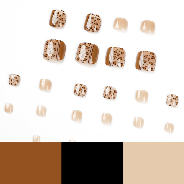 12 Sizes-24 Pcs Press On Nails JP1647