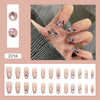 12 Sizes-24 Pcs Press On Nails Z243