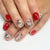 12 Sizes-24 Pcs Press On Nails JB233