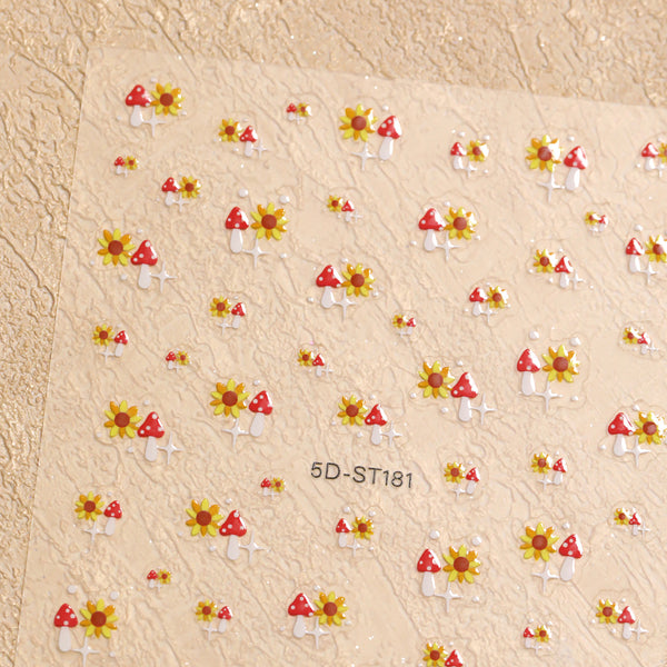 5D Nail Art Sticker 5DST181