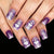 12 Sizes-24 Pcs Press On Nails C2040