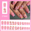 12 Sizes-24 Pcs Press On Nails C1042