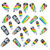 12 Sizes-24 Pcs Press On Nails Y954