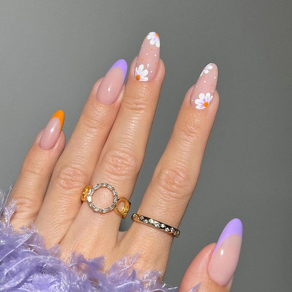 12 Sizes-24 Pcs Press On Nails JP1478