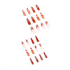 12 Sizes-24 Pcs Press On Nails JP1446