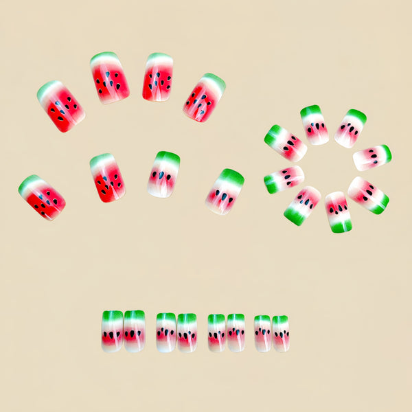 12 Sizes-24 Pcs Press On Nails Y898