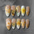12 Sizes-24 Pcs Press On Nails Z1243