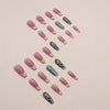 12 Sizes-24 Pcs Press On Nails W1164