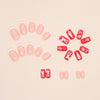 12 Sizes-24 Pcs Press On Nails W829