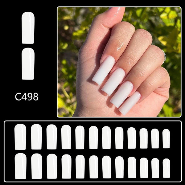 12 Sizes-24 Pcs Press On Nails C498