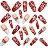 12 Sizes-24 Pcs Press On Nails Y1198