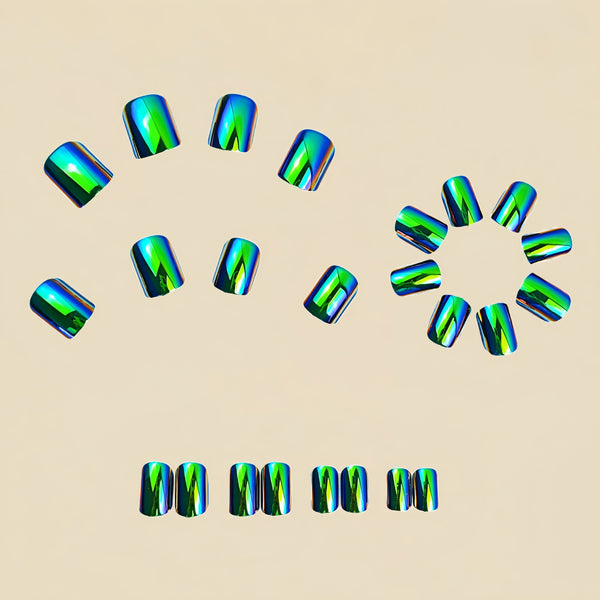 12 Sizes-24 Pcs Press On Nails Y808