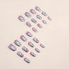 12 Sizes-24 Pcs Press On Nails W669
