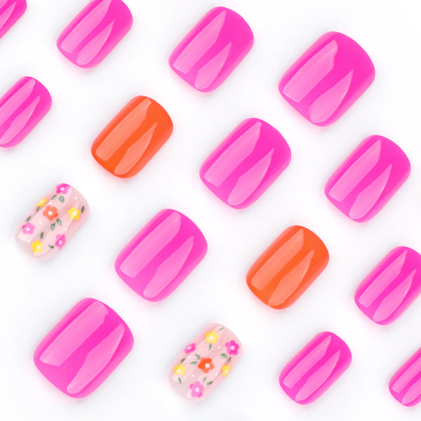 12 Sizes-24 Pcs Press On Nails JP3616