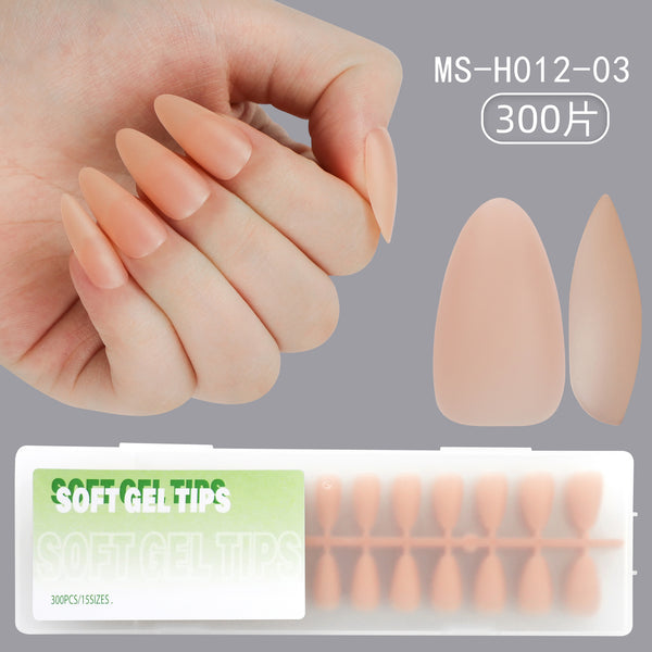 300 Pcs Press On Nails medium-almond-ms-h012-01