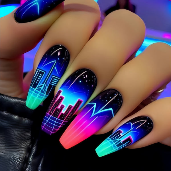 12 Sizes-24 Pcs Press On Nails Y552