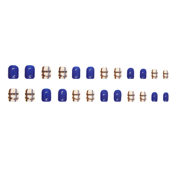 12 Sizes-24 Pcs Press On Nails R718