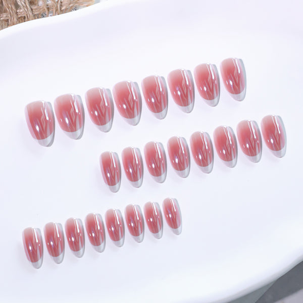 12 Sizes-24 Pcs Press On Nails JL0704