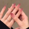 12 Sizes-24 Pcs Press On Nails W1656