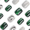 12 Sizes-24 Pcs Press On Nails GN007