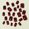 Glossy Short Square Press on Nails - MJE-413