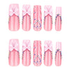 12 Sizes-24 Pcs Press On Nails JP4299