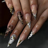 12 Sizes-24 Pcs Press On Nails Y1262