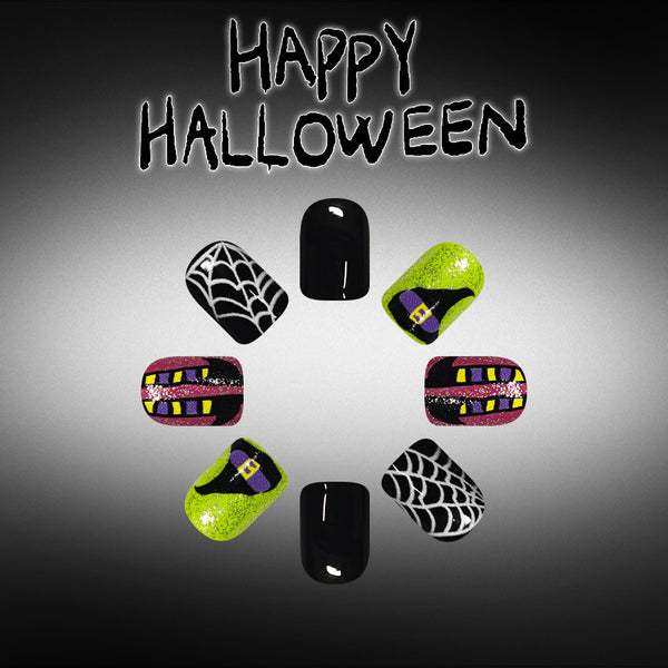 12 Sizes-24 Pcs Press On Nails C2013