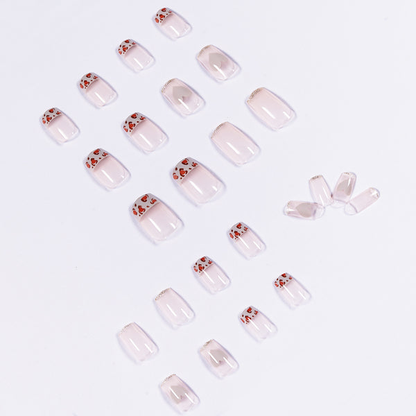 12 Sizes-24 Pcs Press On Nails JP1050