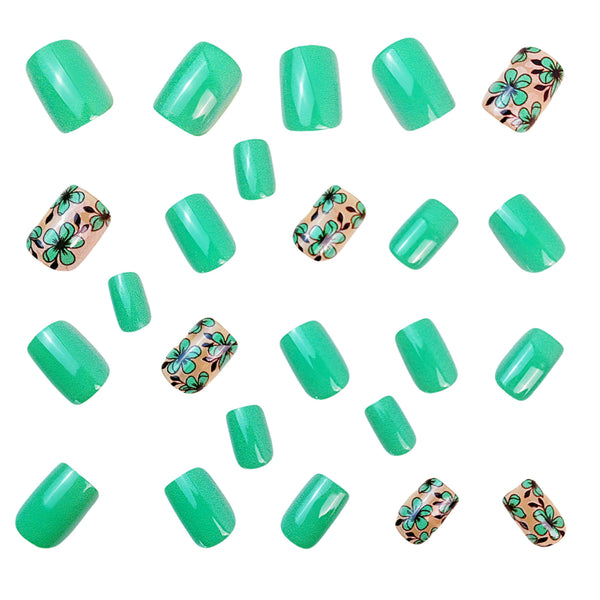 12 Sizes-24 Pcs Press On Nails Y746