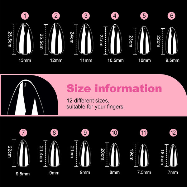 120 Pcs Press On Nails BP003