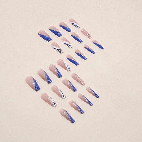 12 Sizes-24 Pcs Press On Nails Z643