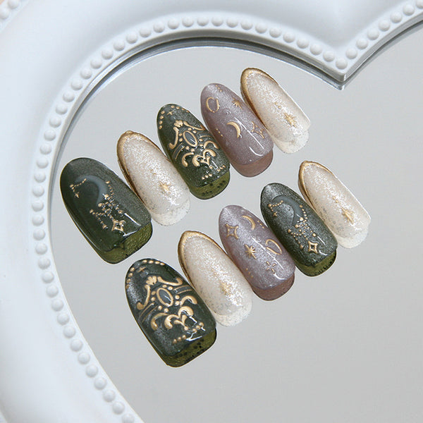 30 Pcs Press On Nails Z1310