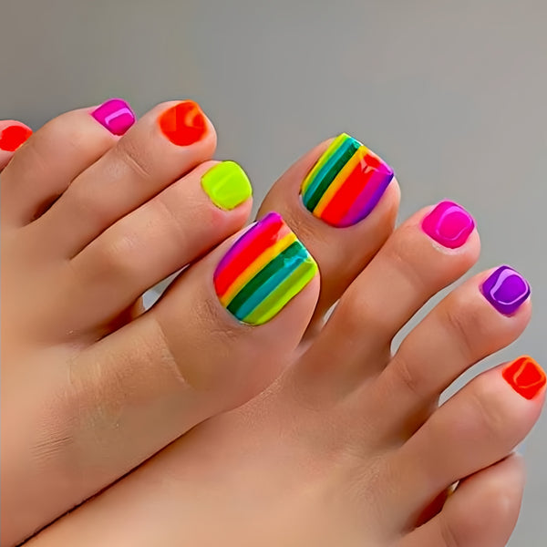 12 Sizes-24 Pcs Press On Nails Y858